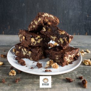 receta brownie de chocolate con nueces